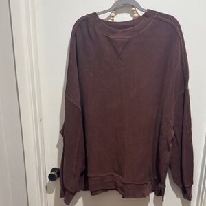 Aerie Women’s Chocolate Crewneck Sweater